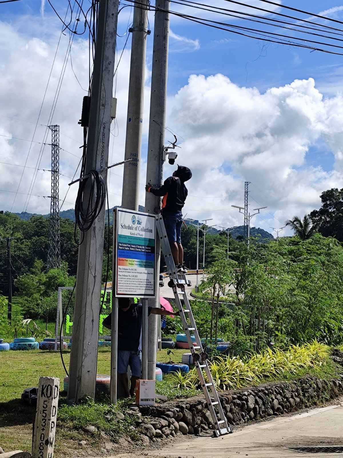 Solar installation in Rizal
